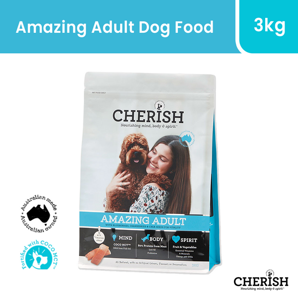 CHERISH Amazing Adult Dog Food (3kg)