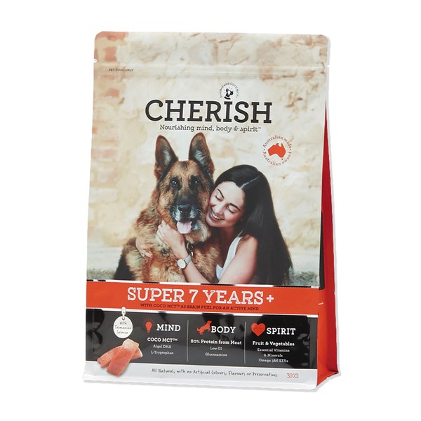 CHERISH Super 7 Years+ Dog Food (8kg)